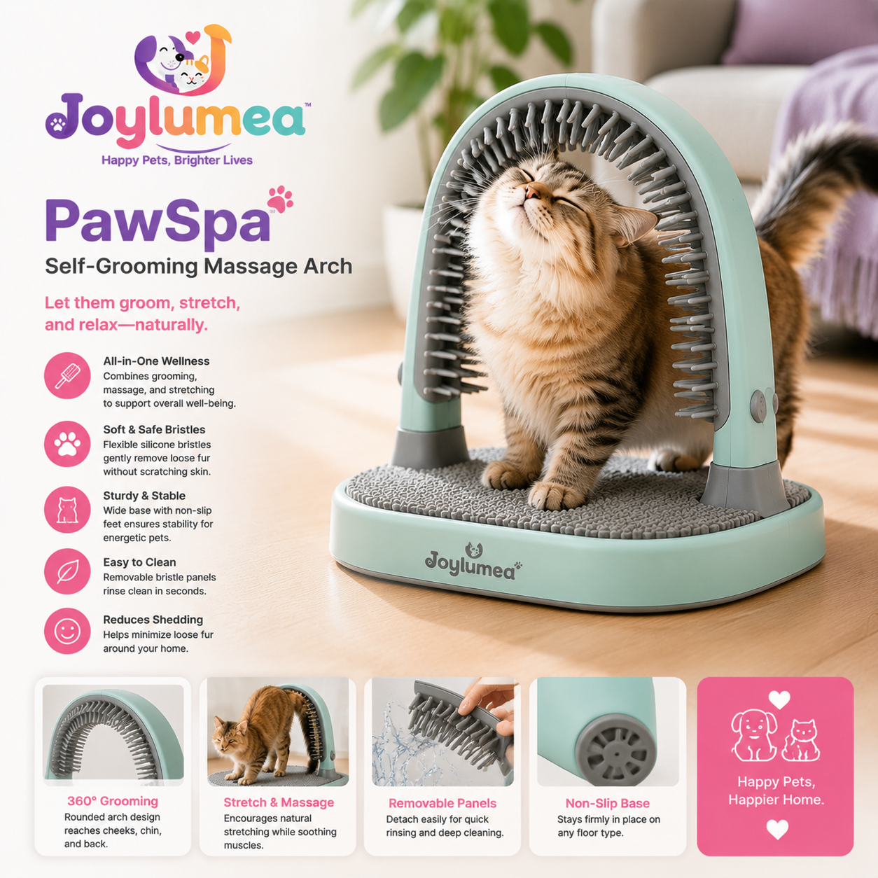 Joylumea™ PawSpa Self-Grooming Massage Arch